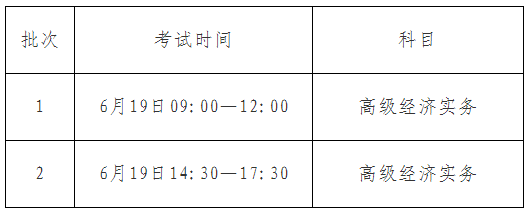 2023年上海高级经济师考试时间（具体几点）
