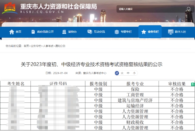 多地经济师考后审核结果公示，这些同学不合格…