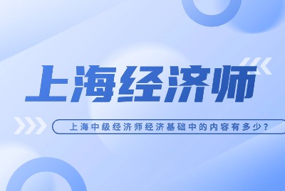 上海中级经济师经济基础中的内容有多少？