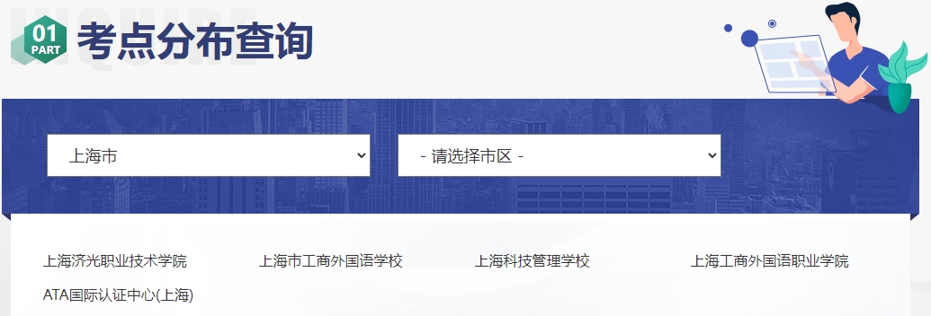 历年上海市中级经济师考试地点合集